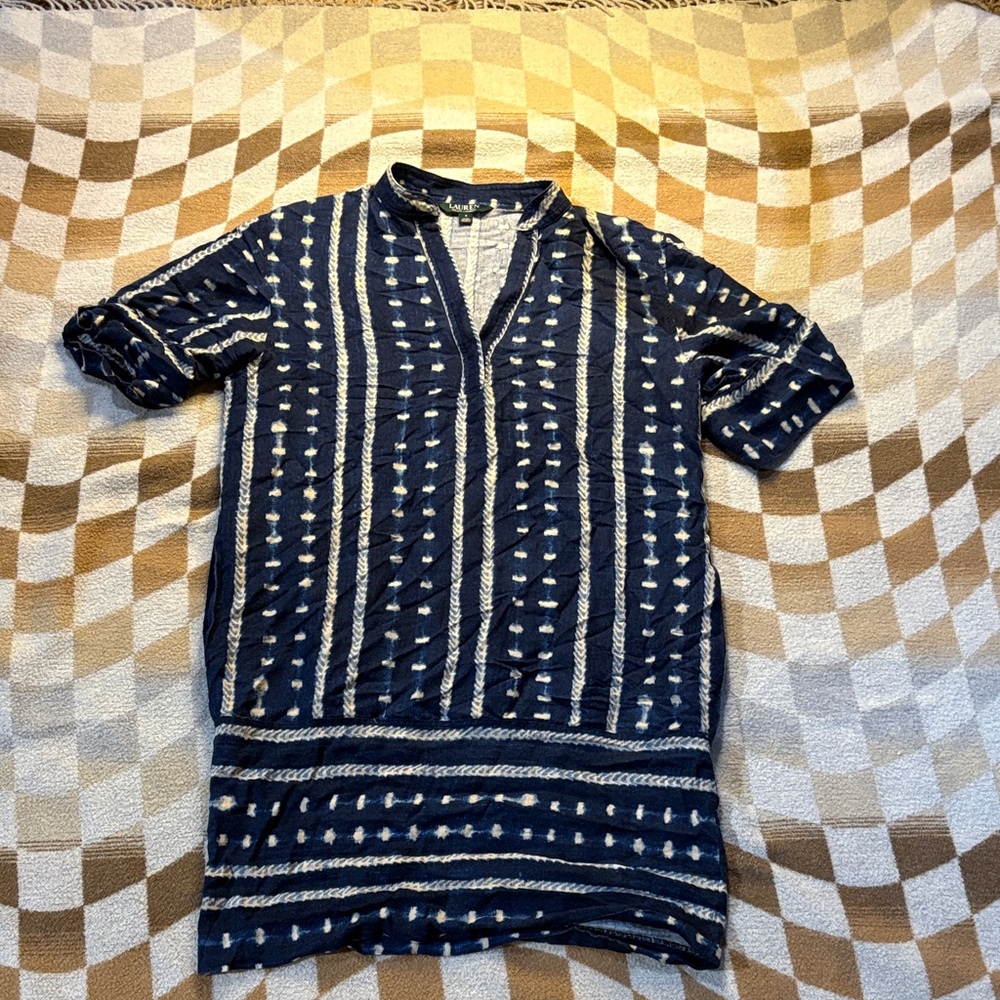 Ralph Lauren Shibori Style Dress